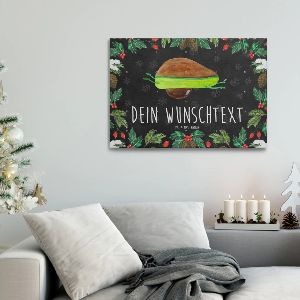 Personalisierter Tee Adventskalender Avocado Yoga Personalisierter Tee Adventskalender, Avocado, Veggie, Vegan, Gesund, Avocado Yoga Vegan