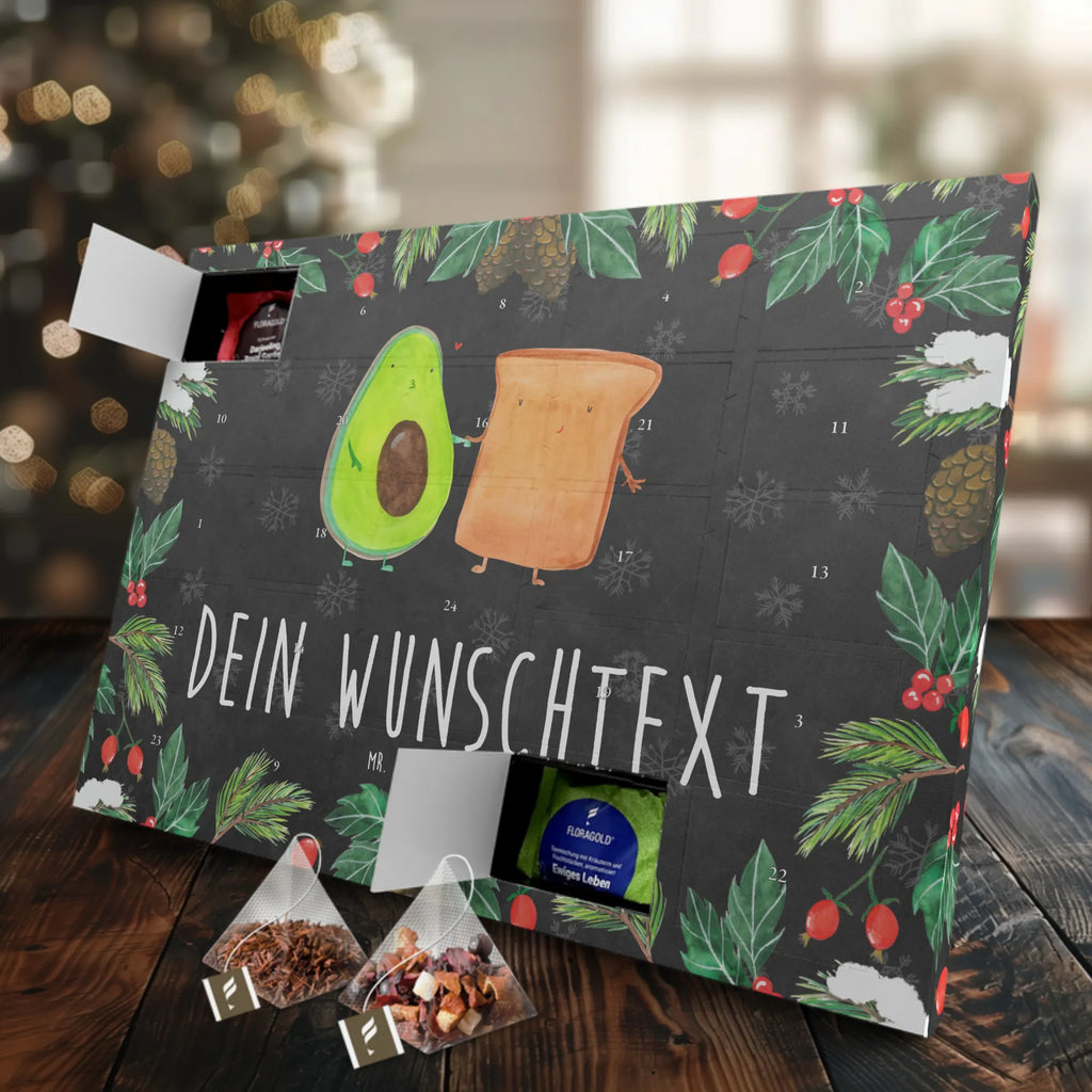 Personalisierter Tee Adventskalender Avocado Toast Personalisierter Tee Adventskalender, Avocado, Veggie, Vegan, Gesund, Toast, Toastbrot, Liebespaar, Pärchen, Freund, Freundin, Verlobt, Verlobungsparty, Hochzeit, Hochzeitsgeschenk, Jahrestag, Jahrestagsgeschenk