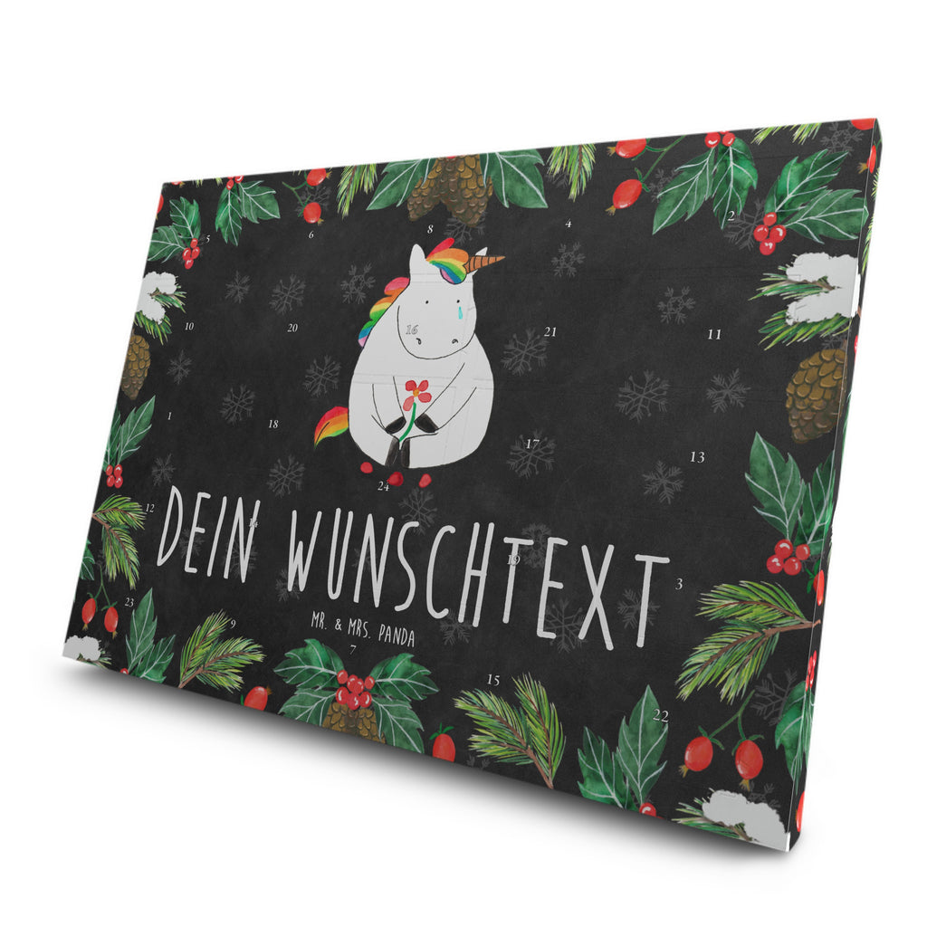 Personalisierter Tee Adventskalender Einhorn Traurig Personalisierter Tee Adventskalender, Einhorn, Einhörner, Einhorn Deko, Pegasus, Unicorn, Glitzer, Trösten. Freundschaft, Freunde, Liebe, Trauer, Grußkarte, Blume