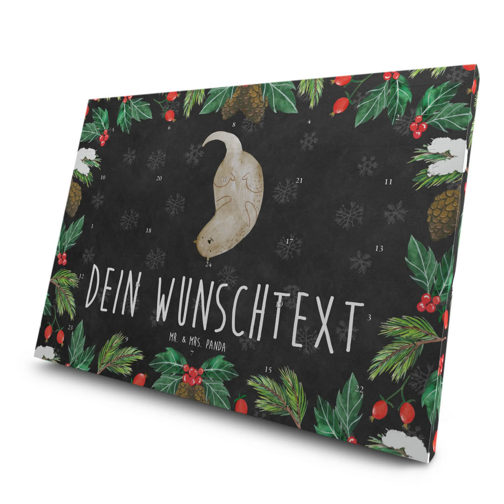 Personalisierter Tee Adventskalender Otter Kopfüber Personalisierter Tee Adventskalender, Otter, Fischotter, Seeotter, Otter Seeotter See Otter