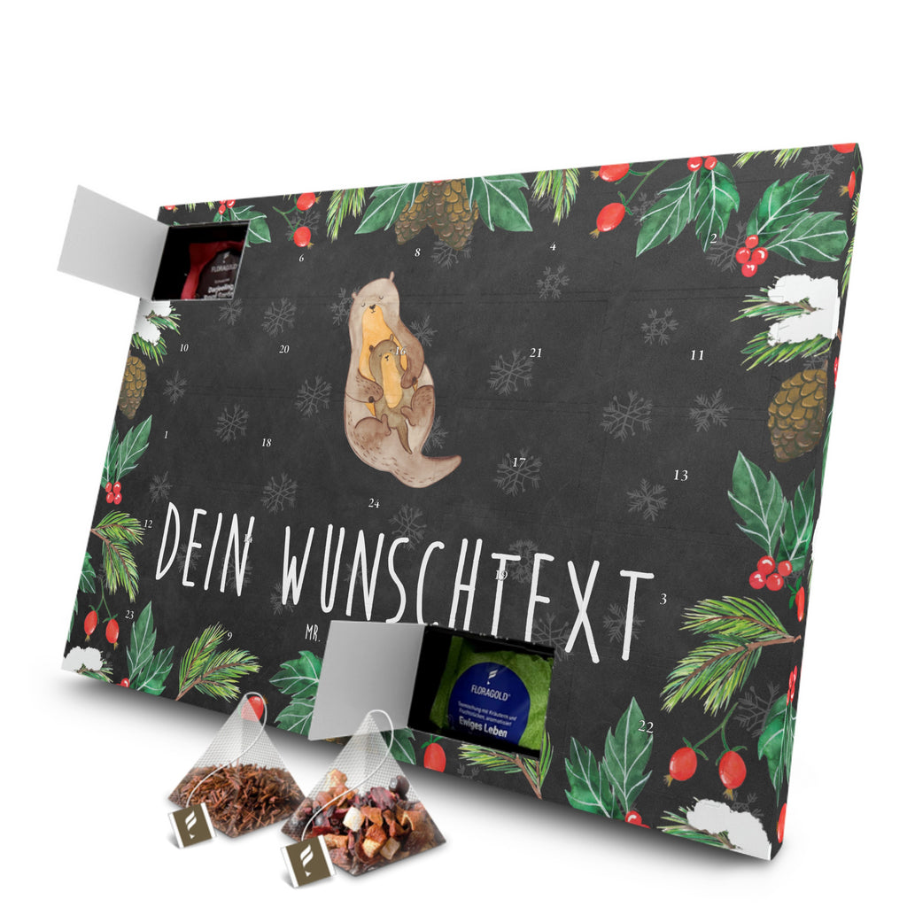 Personalisierter Tee Adventskalender Otter Kind Personalisierter Tee Adventskalender, Otter, Fischotter, Seeotter, Otter Seeotter See Otter