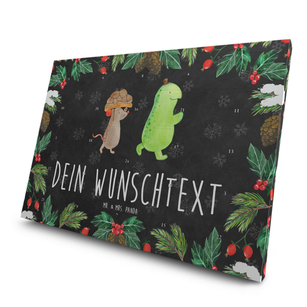 Personalisierter Tee Adventskalender Schildkröte Maus Personalisierter Tee Adventskalender, Schildkröte, Maus, Freunde, Freundinnen, beste Freunde, beste Freundinnen