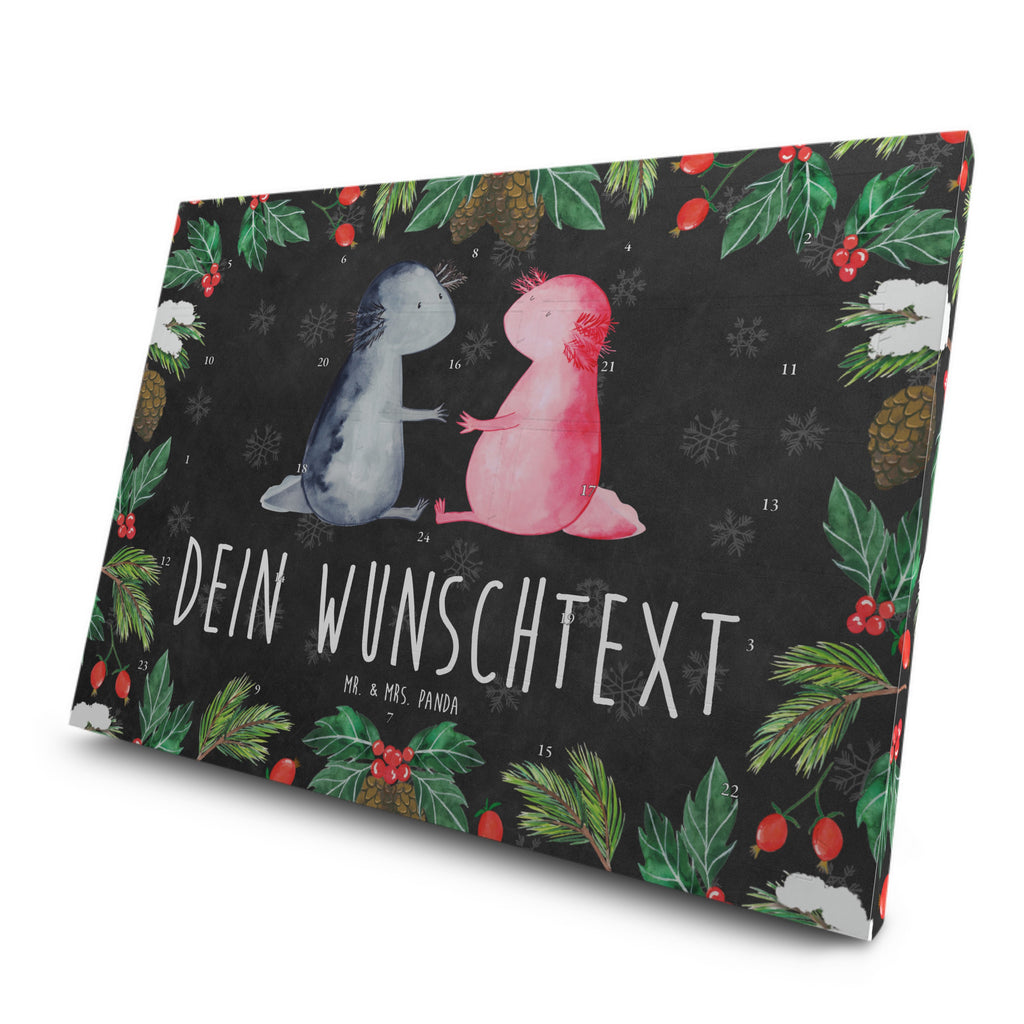 Personalisierter Tee Adventskalender Axolotl Liebe Personalisierter Tee Adventskalender, Axolotl, Molch, Axolot, Schwanzlurch, Lurch, Lurche, Liebe, große Liebe, Liebesbeweis, Freund, Verlobter, Ehemann, Jahrestag, Valentinstag