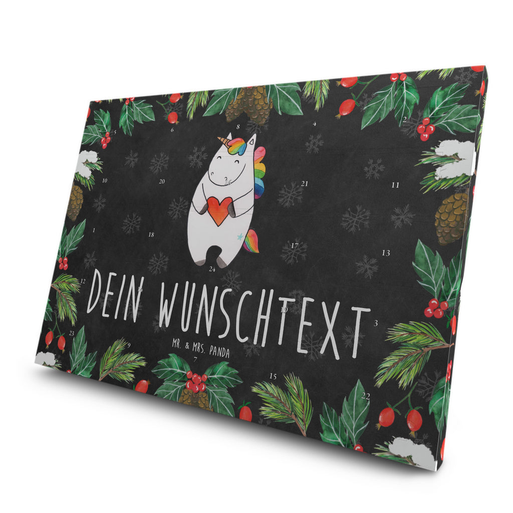 Personalisierter Tee Adventskalender Einhorn Herz Personalisierter Tee Adventskalender, Einhorn, Einhörner, Einhorn Deko, Pegasus, Unicorn, Herz, schlimm, böse, witzig, lustig, Freundin, anders, bunt