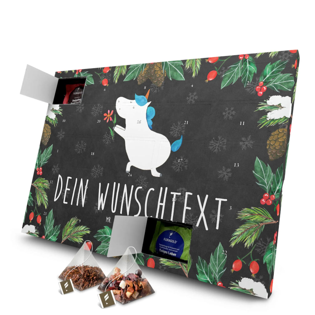 Personalisierter Tee Adventskalender Einhorn Blume Personalisierter Tee Adventskalender, Einhorn, Einhörner, Einhorn Deko, Pegasus, Unicorn, Liebe, Liebesbeweis, Antrag, Heiratsantrag, Verlobung, Ehepaar, Pärchen, Partner, Freund, Freundin, Ehe, heiraten