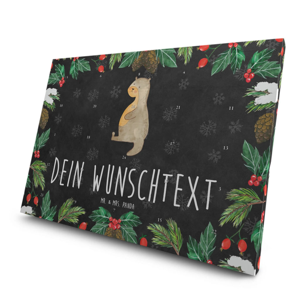 Personalisierter Tee Adventskalender Otter Bauch Personalisierter Tee Adventskalender, Otter, Fischotter, Seeotter, Otter Seeotter See Otter