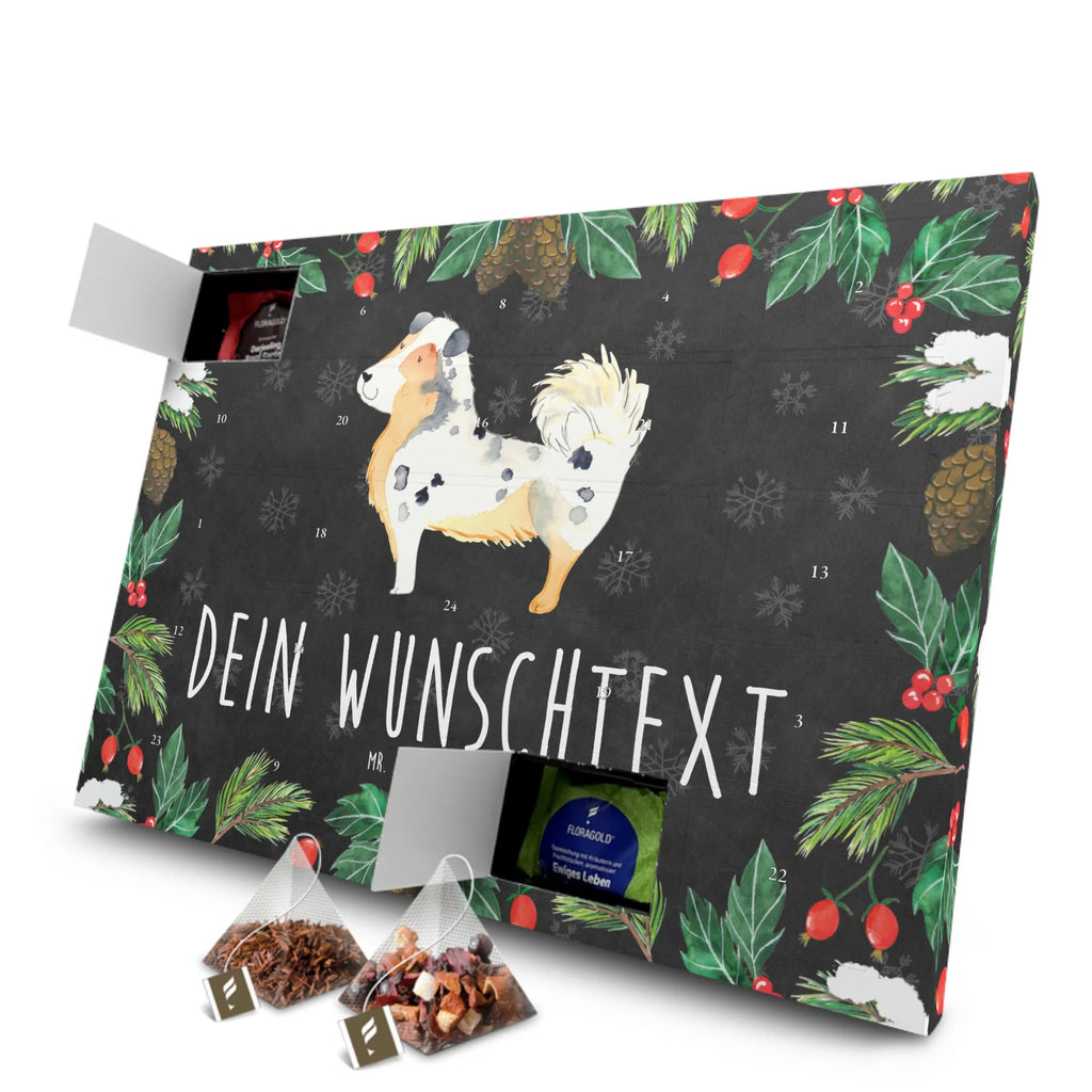 Personalisierter Tee Adventskalender Hund Australien Shepherd Personalisierter Tee Adventskalender, Hund, Hundemotiv, Haustier, Hunderasse, Tierliebhaber, Hundebesitzer, Sprüche, Australien Shepherd, Shepherd, Hundeliebe, Familienhund, Spruch