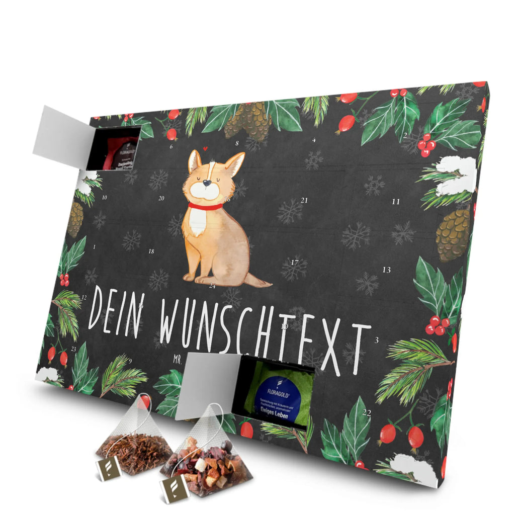 Personalisierter Tee Adventskalender Hund Glück Personalisierter Tee Adventskalender, Hund, Hundemotiv, Haustier, Hunderasse, Tierliebhaber, Hundebesitzer, Sprüche, Corgie, Hundeliebe, Spruch, Hundemama, Liebe