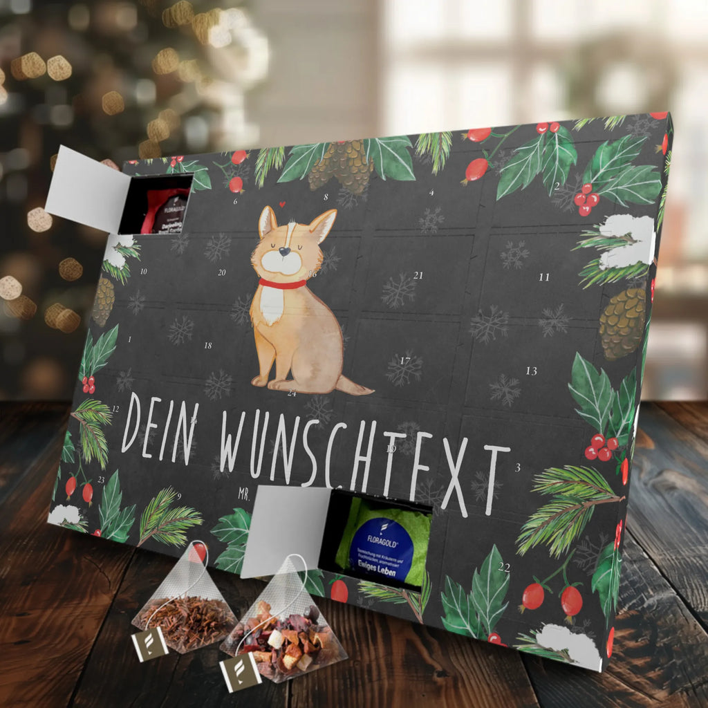 Personalisierter Tee Adventskalender Hund Glück Personalisierter Tee Adventskalender, Hund, Hundemotiv, Haustier, Hunderasse, Tierliebhaber, Hundebesitzer, Sprüche, Corgie, Hundeliebe, Spruch, Hundemama, Liebe