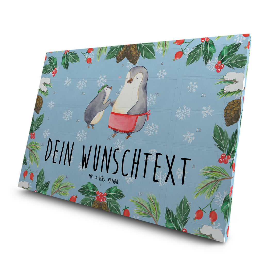 Personalisierter Tee Adventskalender Pinguin mit Kind Personalisierter Tee Adventskalender, Familie, Vatertag, Muttertag, Bruder, Schwester, Mama, Papa, Oma, Opa, Geschenk, Mami, Mutti, Mutter, Geburststag