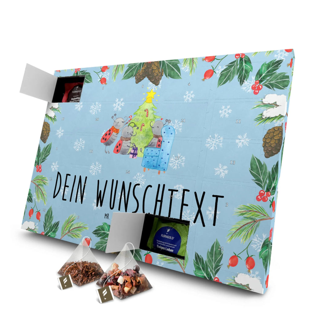 Personalisierter Tee Adventskalender Weihnachten Smörle Personalisierter Tee Adventskalender, Winter, Weihnachten, Weihnachtsdeko, Nikolaus, Advent, Heiligabend, Wintermotiv, Weihnachtsbaum, Geschenk, Pfefferminzstange, Tannennadeln