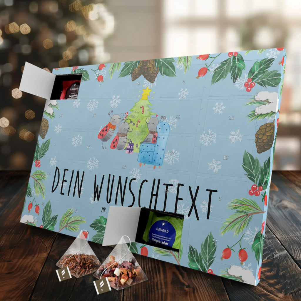 Personalisierter Tee Adventskalender Weihnachten Smörle Personalisierter Tee Adventskalender, Winter, Weihnachten, Weihnachtsdeko, Nikolaus, Advent, Heiligabend, Wintermotiv, Weihnachtsbaum, Geschenk, Pfefferminzstange, Tannennadeln