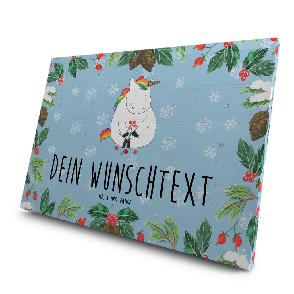 Personalisierter Tee Adventskalender Einhorn Traurig Personalisierter Tee Adventskalender, Einhorn, Einhörner, Einhorn Deko, Pegasus, Unicorn, Glitzer, Trösten. Freundschaft, Freunde, Liebe, Trauer, Grußkarte, Blume