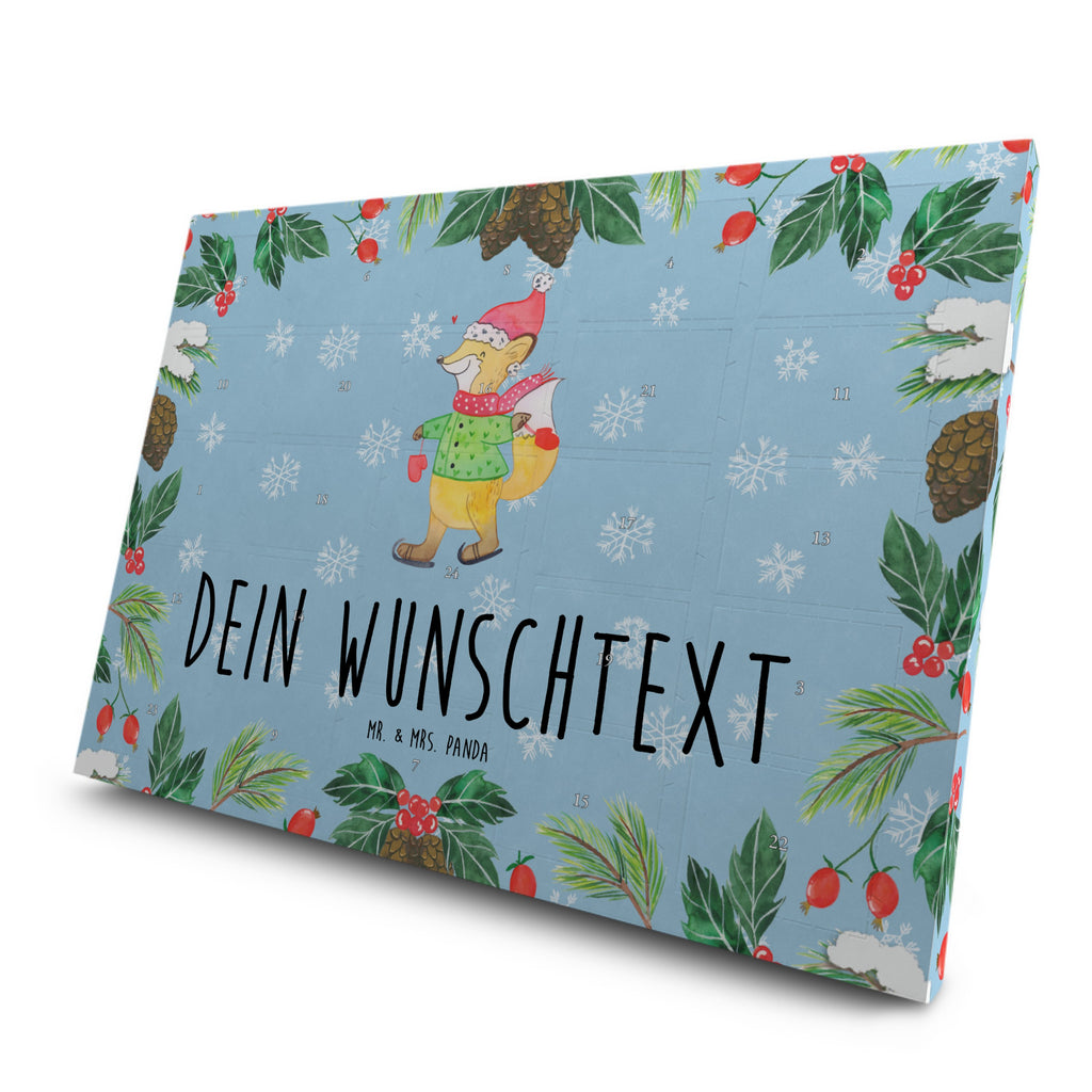 Personalisierter Tee Adventskalender Fuchs  Schlittschuhe Personalisierter Tee Adventskalender, Winter, Weihnachten, Weihnachtsdeko, Nikolaus, Advent, Heiligabend, Wintermotiv, Weihnachtsmann, Weihnachtstage, Weihnachtsbaum, Tannenbaum, Weihnachtszeit