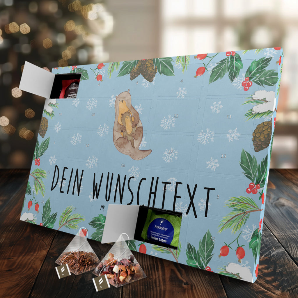 Personalisierter Tee Adventskalender Otter Kind Personalisierter Tee Adventskalender, Otter, Fischotter, Seeotter, Otter Seeotter See Otter