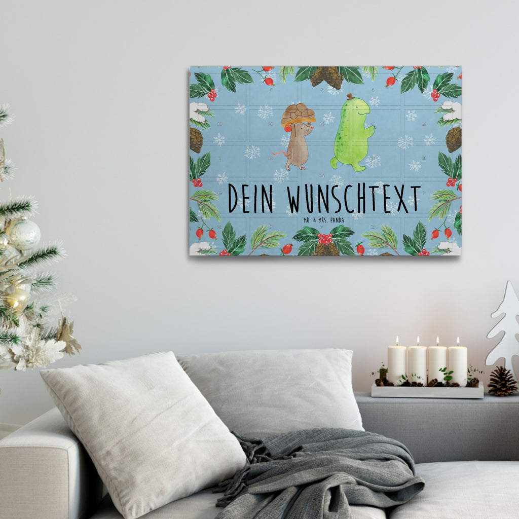 Personalisierter Tee Adventskalender Schildkröte Maus Personalisierter Tee Adventskalender, Schildkröte, Maus, Freunde, Freundinnen, beste Freunde, beste Freundinnen