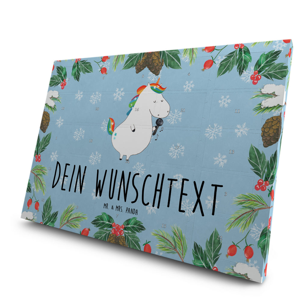 Personalisierter Tee Adventskalender Einhorn Sänger Personalisierter Tee Adventskalender, Einhorn, Einhörner, Einhorn Deko, Pegasus, Unicorn, Glitzer, Konfetti, Party, Geburtstag, Feier, Fest, Disco, Sängerin, Sänger, Freundin