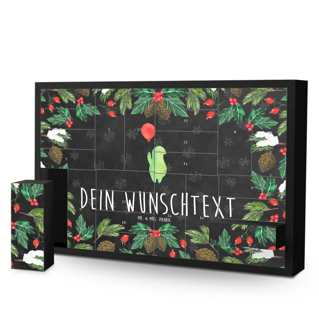 Personalisierter Befüllbarer Adventskalender Schildkröte Luftballon Befüllbarer Adventskalender, Adventskalender zum selbst befüllen, Schildkröte, Schildkröten, Mutausbruch, Motivation, Motivationsspruch