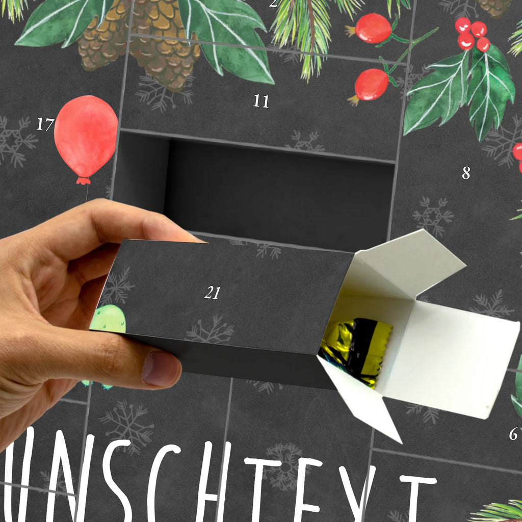 Personalisierter Befüllbarer Adventskalender Schildkröte Luftballon Befüllbarer Adventskalender, Adventskalender zum selbst befüllen, Schildkröte, Schildkröten, Mutausbruch, Motivation, Motivationsspruch