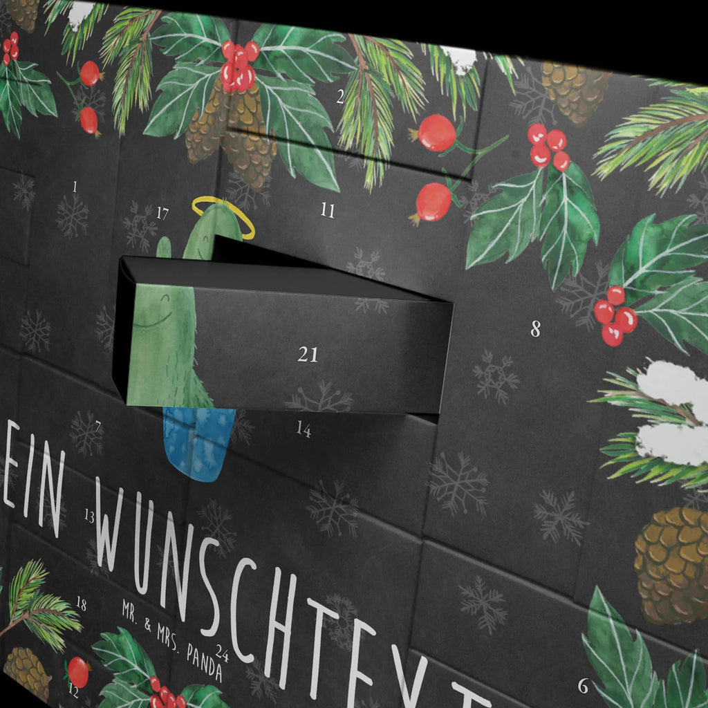 Personalisierter Befüllbarer Adventskalender Kaktus Heilig Befüllbarer Adventskalender, Adventskalender zum selbst befüllen, Kaktus, Kakteen, frech, lustig, Kind, Eltern, Familie, Bruder, Schwester, Schwestern, Freundin, Heiligenschein