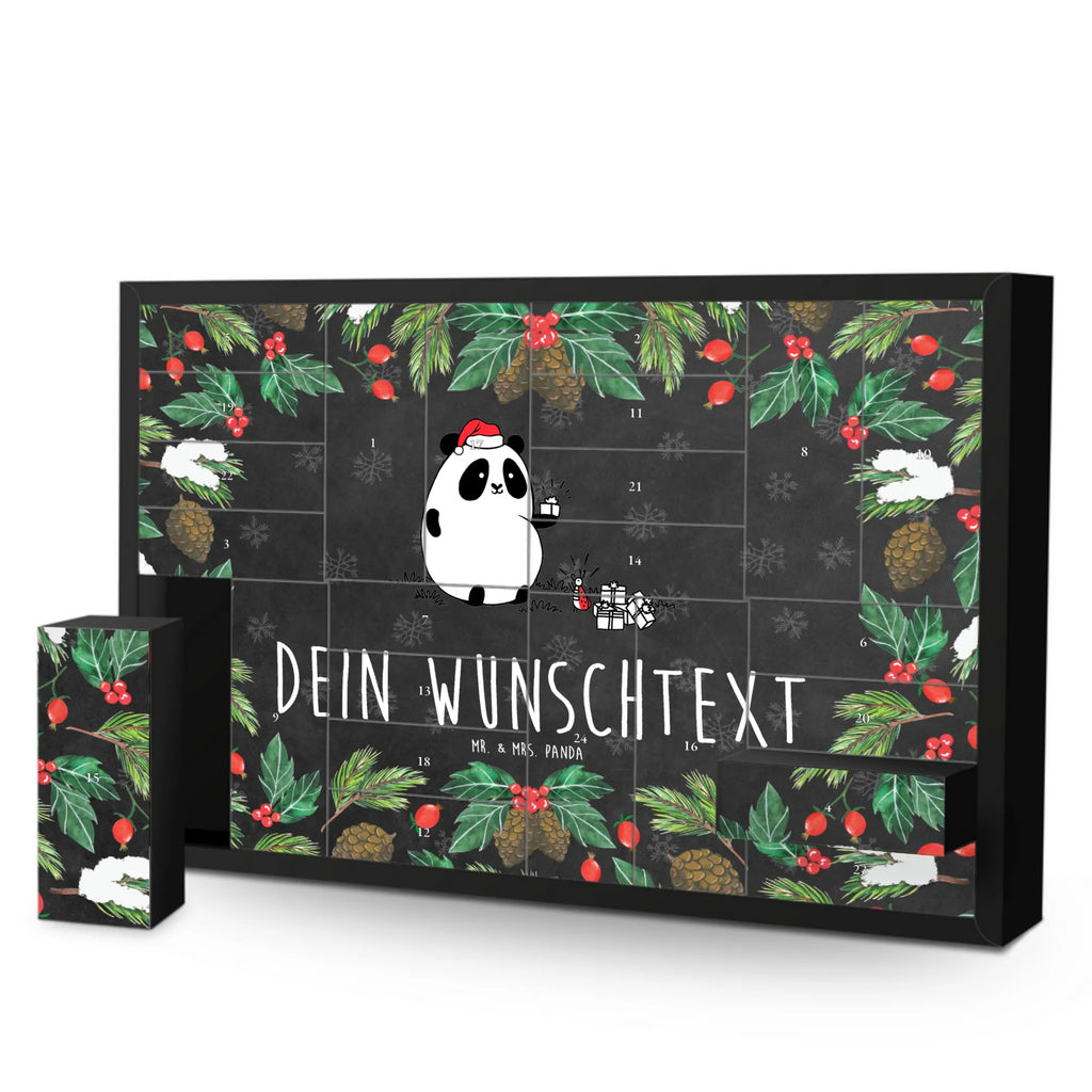 Personalisierter Befüllbarer Adventskalender Panda Weihnachtsgeschenk Befüllbarer Adventskalender, Adventskalender zum selbst befüllen