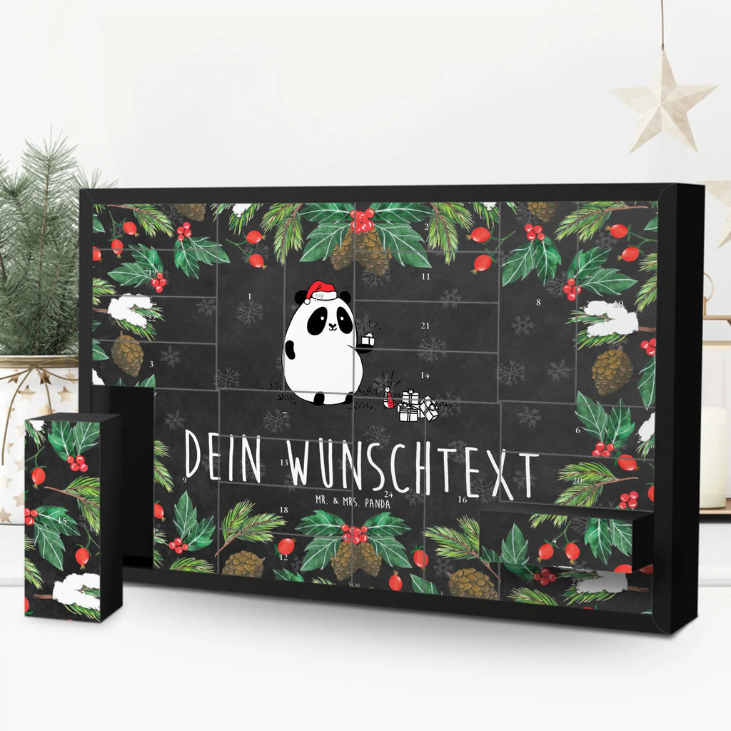 Personalisierter Befüllbarer Adventskalender Panda Weihnachtsgeschenk Befüllbarer Adventskalender, Adventskalender zum selbst befüllen