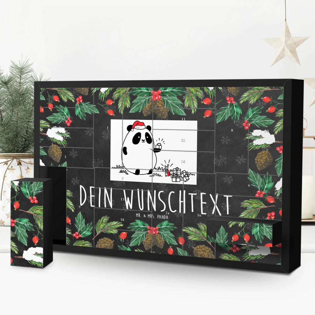 Personalisierter Befüllbarer Adventskalender Panda Weihnachtsgeschenk Befüllbarer Adventskalender, Adventskalender zum selbst befüllen