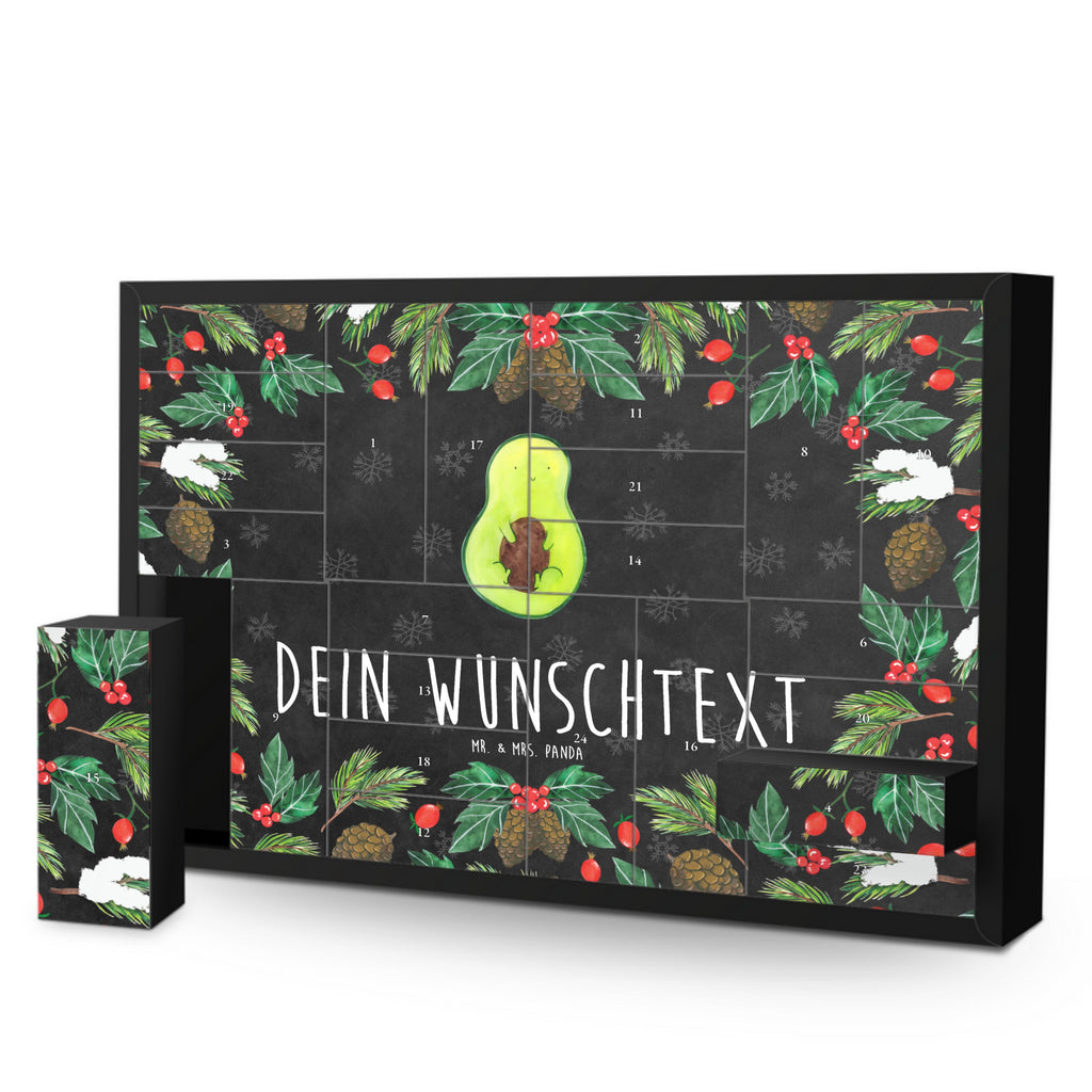 Personalisierter Befüllbarer Adventskalender Avocado Kern Befüllbarer Adventskalender, Adventskalender zum selbst befüllen, Avocado, Veggie, Vegan, Gesund, Avokado, Avocadokern, Kern, Pflanze, Spruch Leben