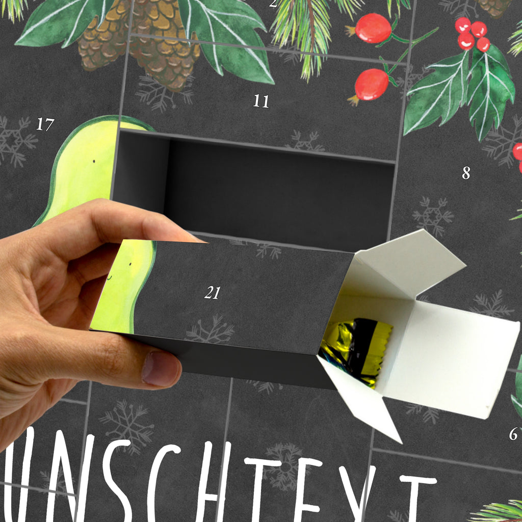 Personalisierter Befüllbarer Adventskalender Avocado Kern Befüllbarer Adventskalender, Adventskalender zum selbst befüllen, Avocado, Veggie, Vegan, Gesund, Avokado, Avocadokern, Kern, Pflanze, Spruch Leben