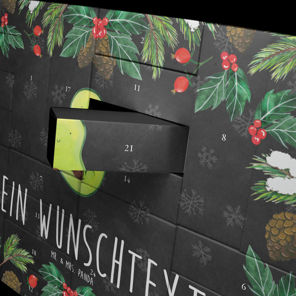 Personalisierter Befüllbarer Adventskalender Avocado Kern Befüllbarer Adventskalender, Adventskalender zum selbst befüllen, Avocado, Veggie, Vegan, Gesund, Avokado, Avocadokern, Kern, Pflanze, Spruch Leben