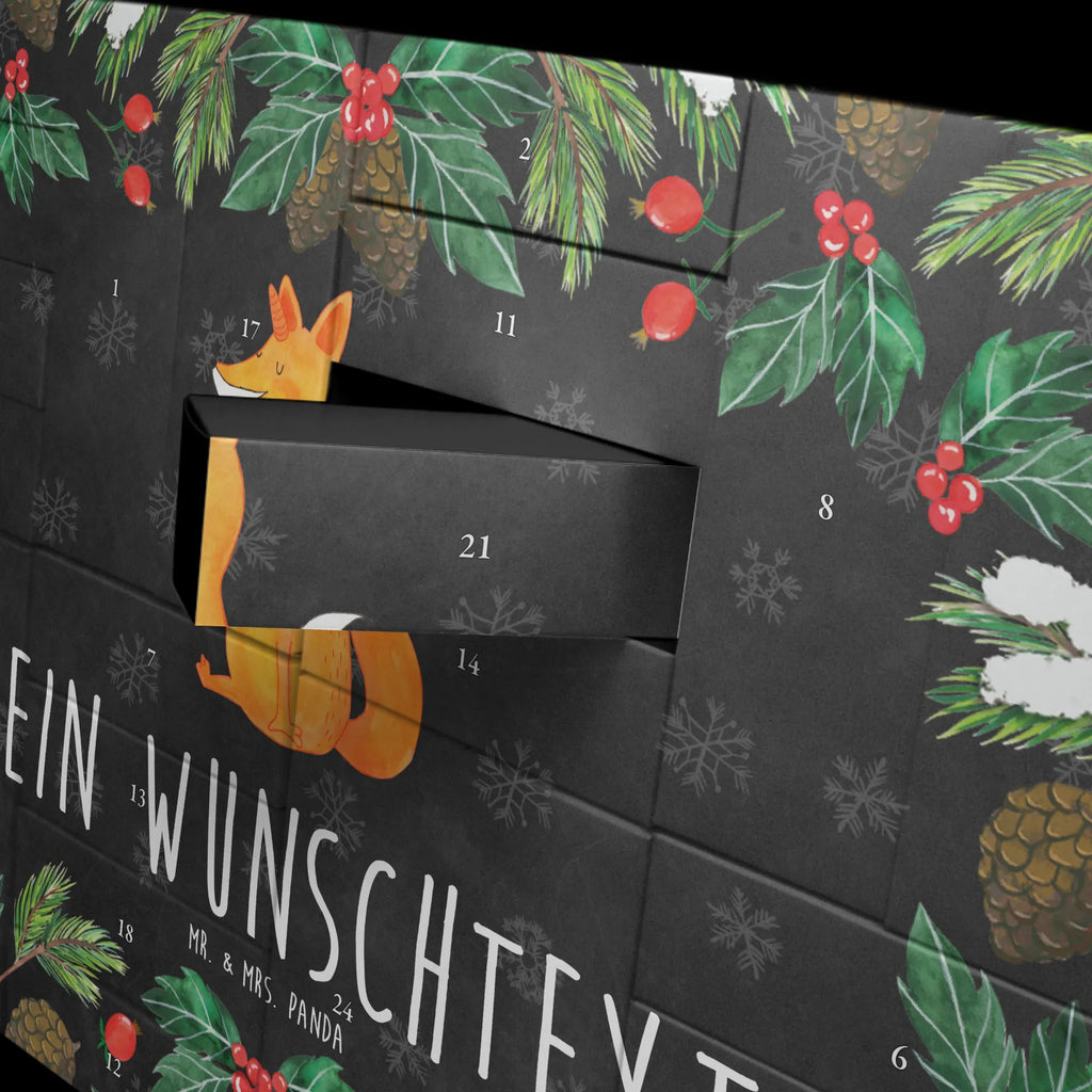 Personalisierter Befüllbarer Adventskalender Einhorn Wunsch Befüllbarer Adventskalender, Adventskalender zum selbst befüllen, Einhorn, Einhörner, Einhorn Deko, Pegasus, Unicorn, Fuchs, Unicorns, Fuchshörnchen, Fuchshorn, Foxycorn, Füchse