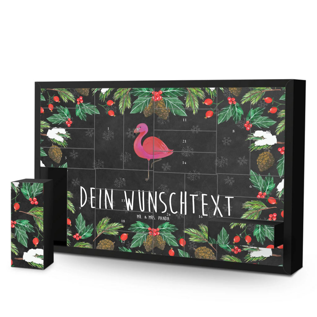 Personalisierter Befüllbarer Adventskalender Flamingo Classic Befüllbarer Adventskalender, Adventskalender zum selbst befüllen, Flamingo, Einzigartig, Selbstliebe, Stolz, ich, für mich, Spruch, Freundin, Freundinnen, Außenseiter, Sohn, Tochter, Geschwister