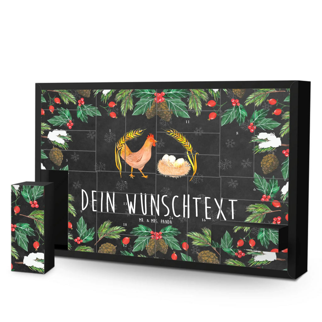 Personalisierter Befüllbarer Adventskalender Huhn Stolz Befüllbarer Adventskalender, Adventskalender zum selbst befüllen, Bauernhof, Hoftiere, Landwirt, Landwirtin, Hahn, Henne, Hühner, Eier, Hof, Landleben, Motivation, Geburt, Magie, Spruch, Schwangerschaft