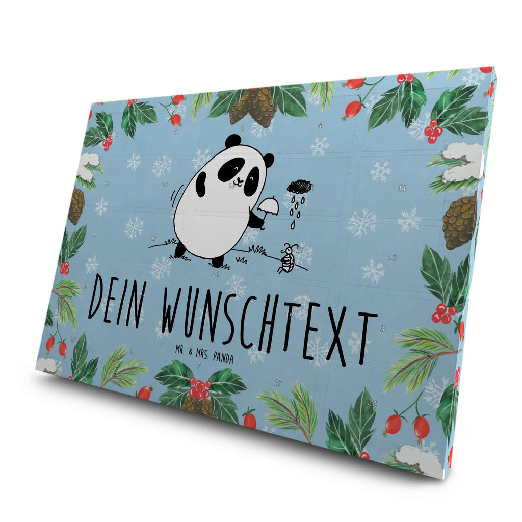 Personalisierter Tee Adventskalender Panda Zusammenhalt Personalisierter Tee Adventskalender