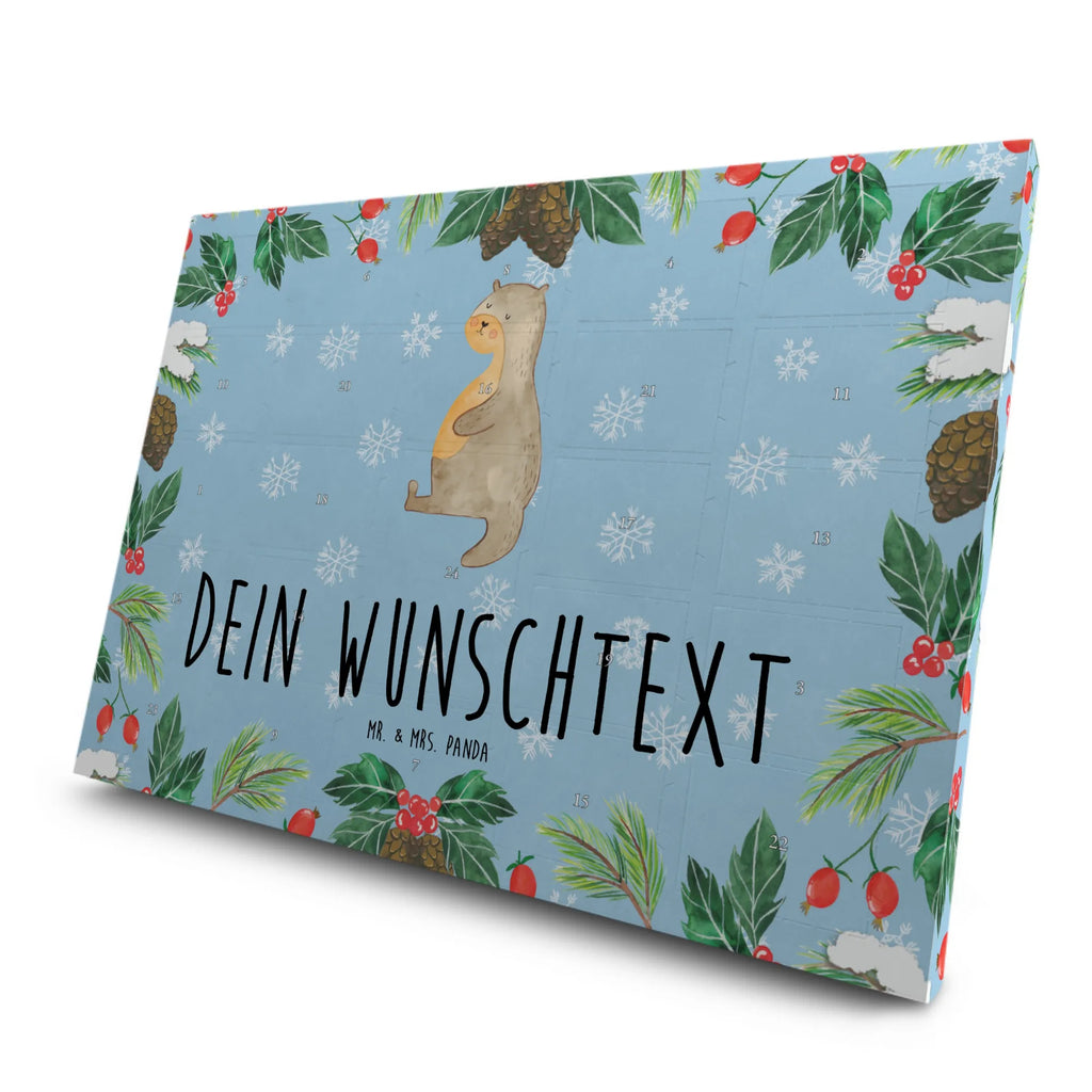 Personalisierter Tee Adventskalender Otter Bauch Personalisierter Tee Adventskalender, Otter, Fischotter, Seeotter, Otter Seeotter See Otter