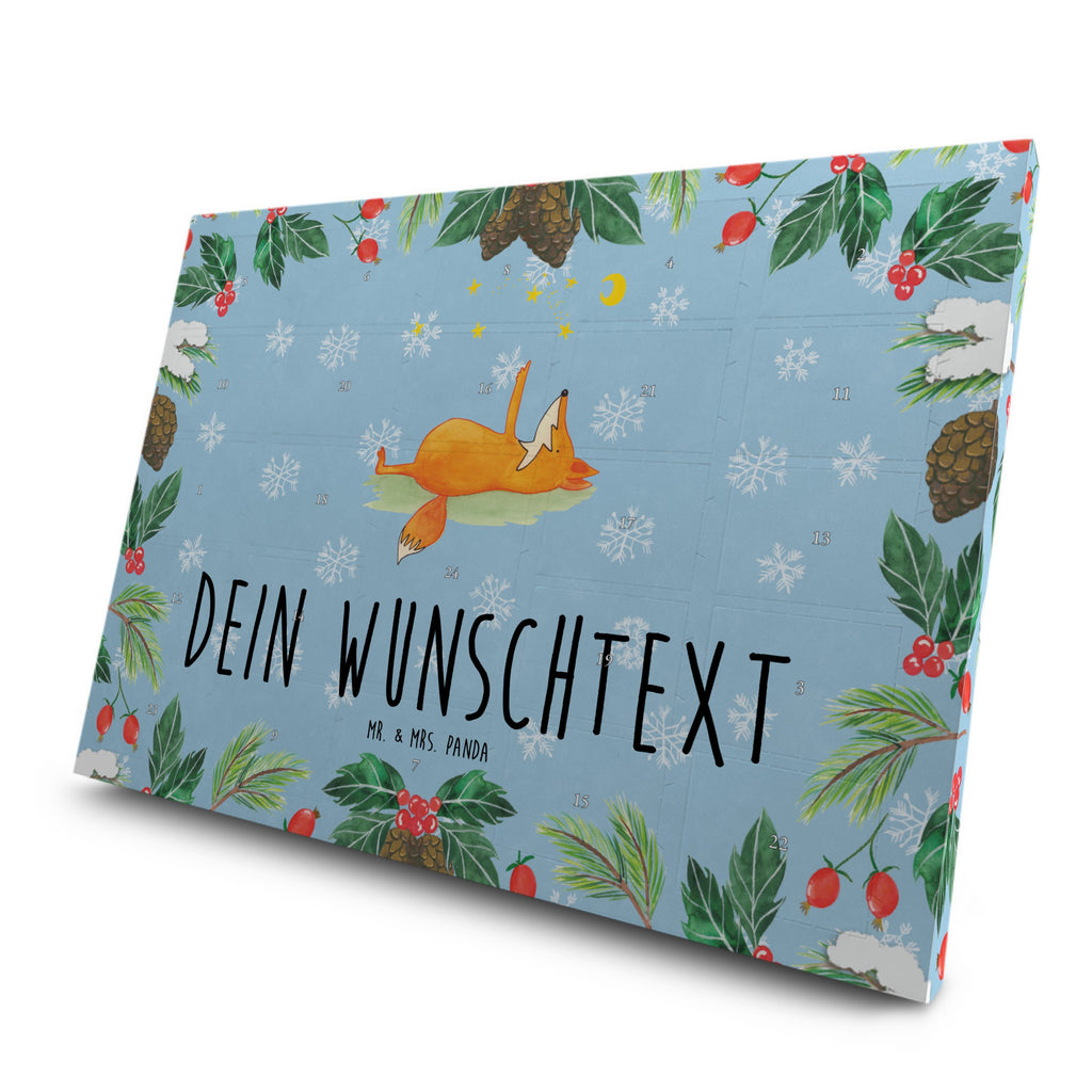 Personalisierter Tee Adventskalender Fuchs Sterne Personalisierter Tee Adventskalender, Fuchs, Füchse, tröstende Worte, Spruch positiv, Spruch schön, Romantik, Always Look on the Bright Side of Life