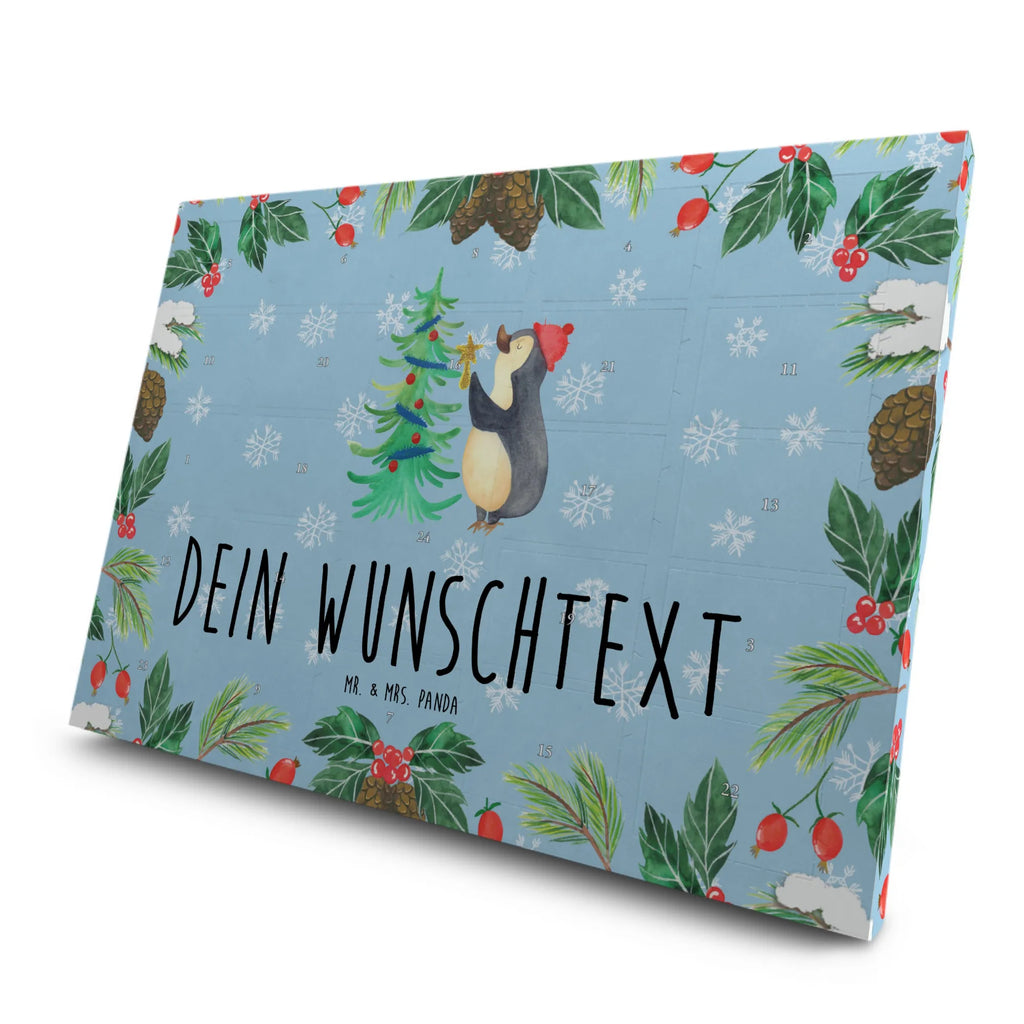 Personalisierter Tee Adventskalender Pinguin Weihnachtsbaum Personalisierter Tee Adventskalender, Winter, Weihnachten, Weihnachtsdeko, Nikolaus, Advent, Heiligabend, Wintermotiv, Pinguin