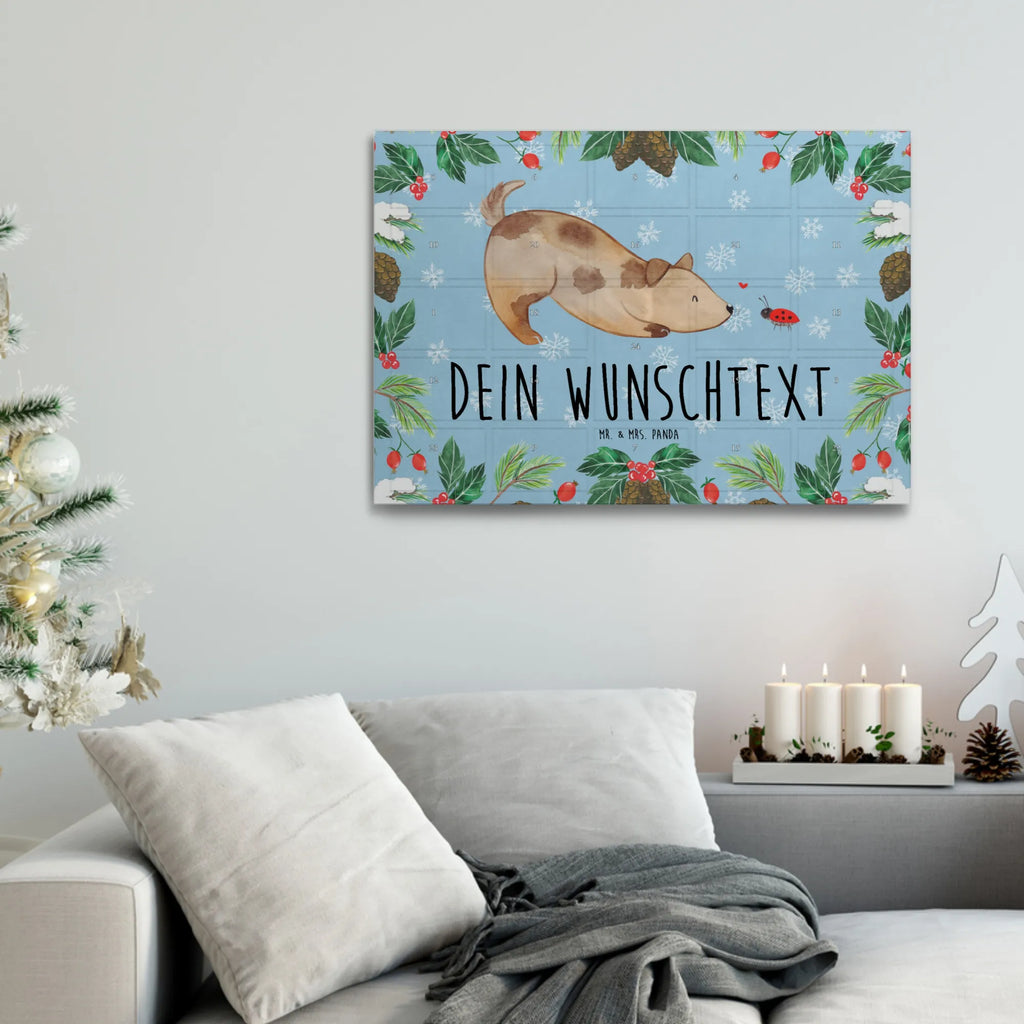 Personalisierter Tee Adventskalender Hund Marienkäfer Personalisierter Tee Adventskalender, Hund, Hundemotiv, Haustier, Hunderasse, Tierliebhaber, Hundebesitzer, Sprüche, Hunde, Hundespruch, Marienkäfer, Mischling, Mischlinghund