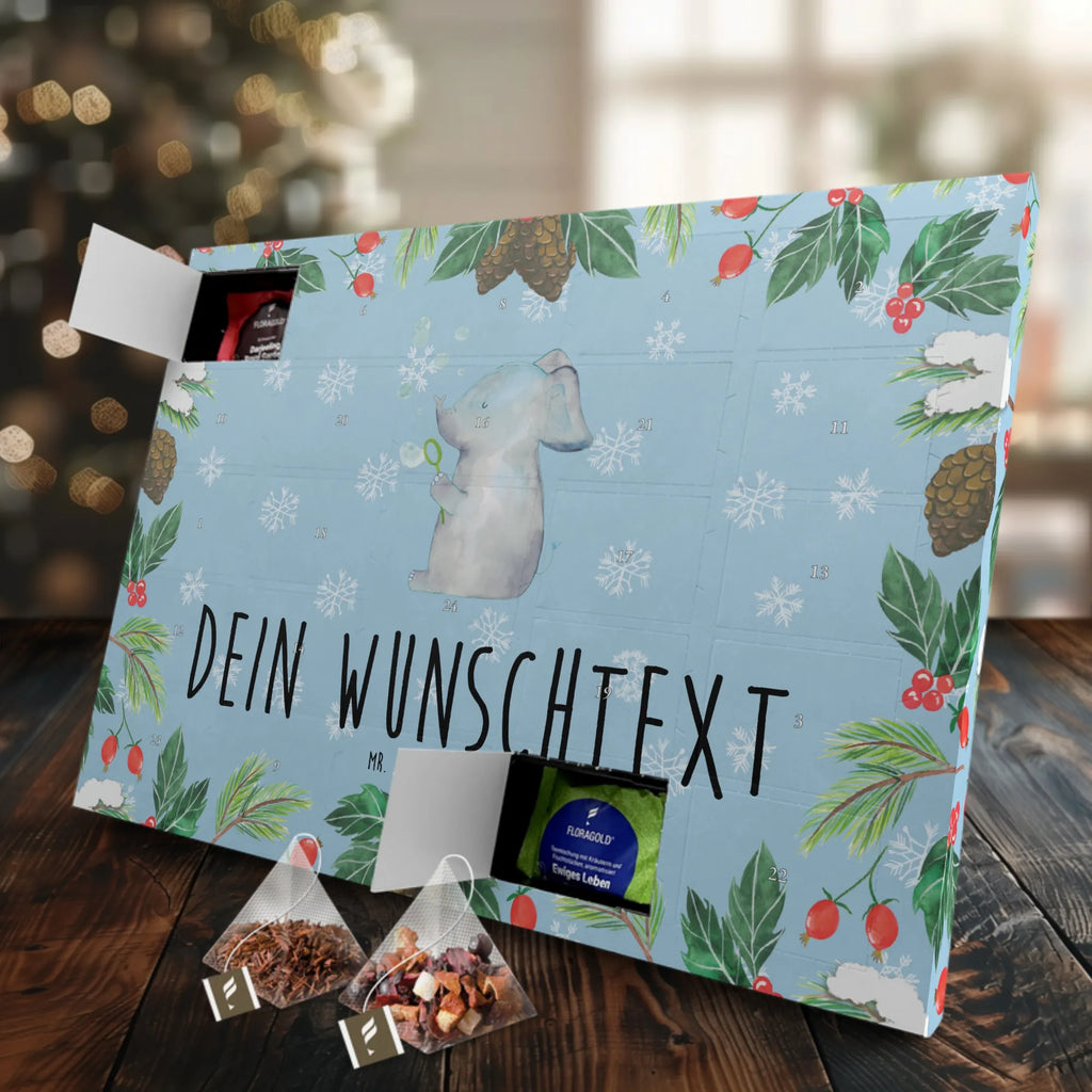 Personalisierter Tee Adventskalender Elefant Seifenblasen Personalisierter Tee Adventskalender, Tiermotive, Gute Laune, lustige Sprüche, Tiere, Elefant, Elefanten, Dickhäuter, Rüsseltier, Seifenblasen, Liebe, Heimat, Gefühl. Daheim, Liebesbeweis, Liebesspruch