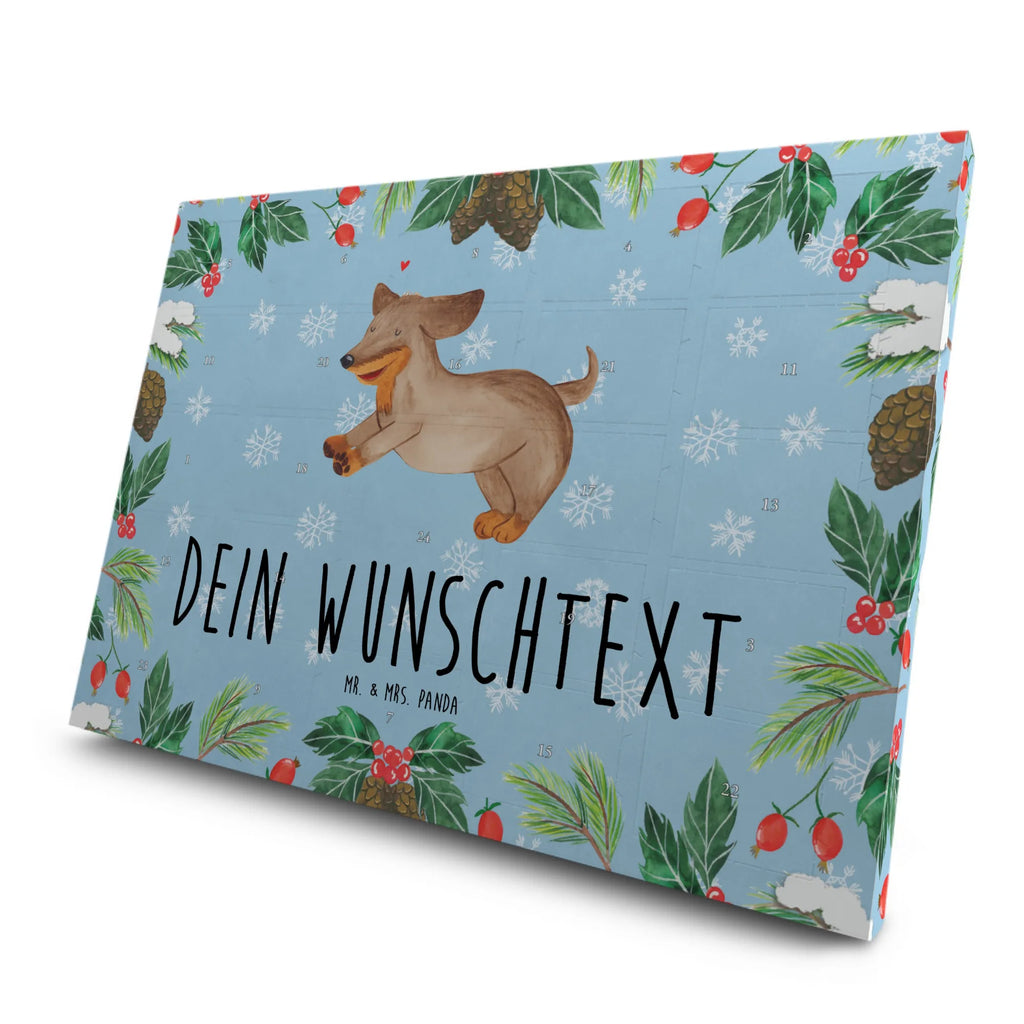 Personalisierter Tee Adventskalender Hund Dackel Personalisierter Tee Adventskalender, Hund, Hundemotiv, Haustier, Hunderasse, Tierliebhaber, Hundebesitzer, Sprüche, Hunde, Dackel, Dachshund, happy dog