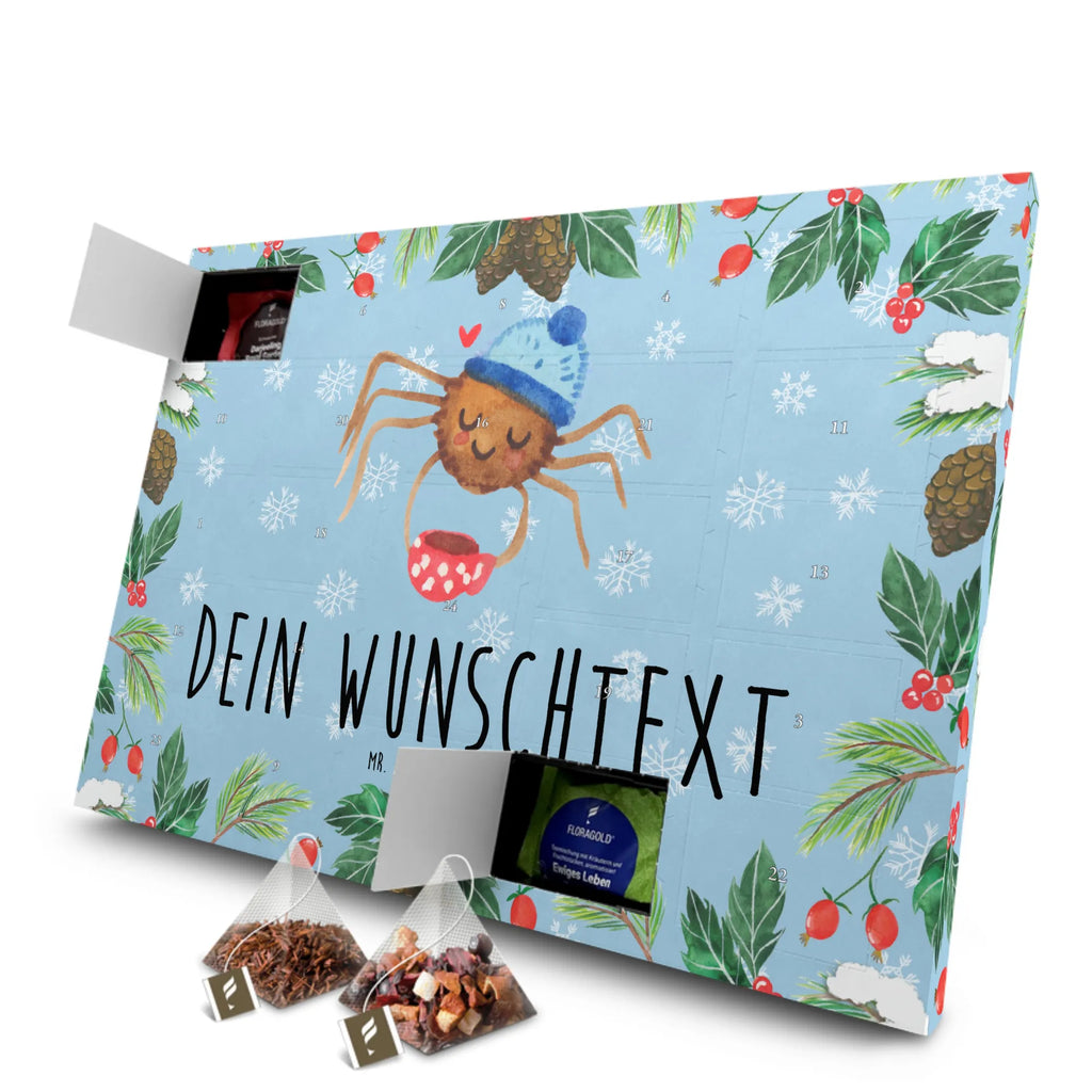 Personalisierter Tee Adventskalender Spinne Agathe Kaffee Personalisierter Tee Adventskalender, Spinne Agathe, Spinne, Agathe, Videos, Merchandise, Kaffee, Morgen, Morgenmuffel, Lebensweisheiten, Weiser Spruch