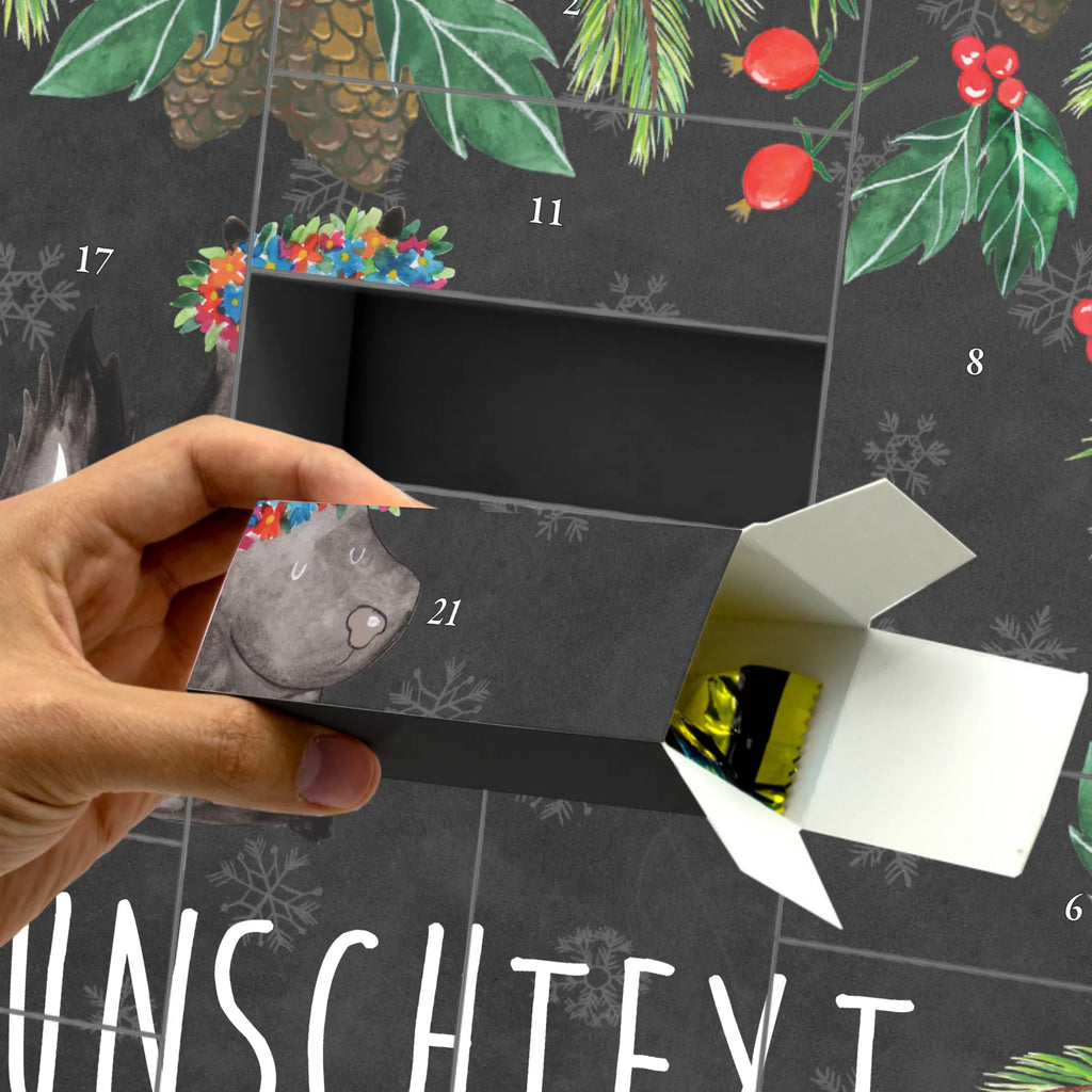 Personalisierter Befüllbarer Adventskalender Stinktier Mädchen Befüllbarer Adventskalender, Adventskalender zum selbst befüllen, Stinktier, Skunk, Wildtier, Raubtier, Stinker, Stinki, Yoga, Namaste, Lebe, Liebe, Lache