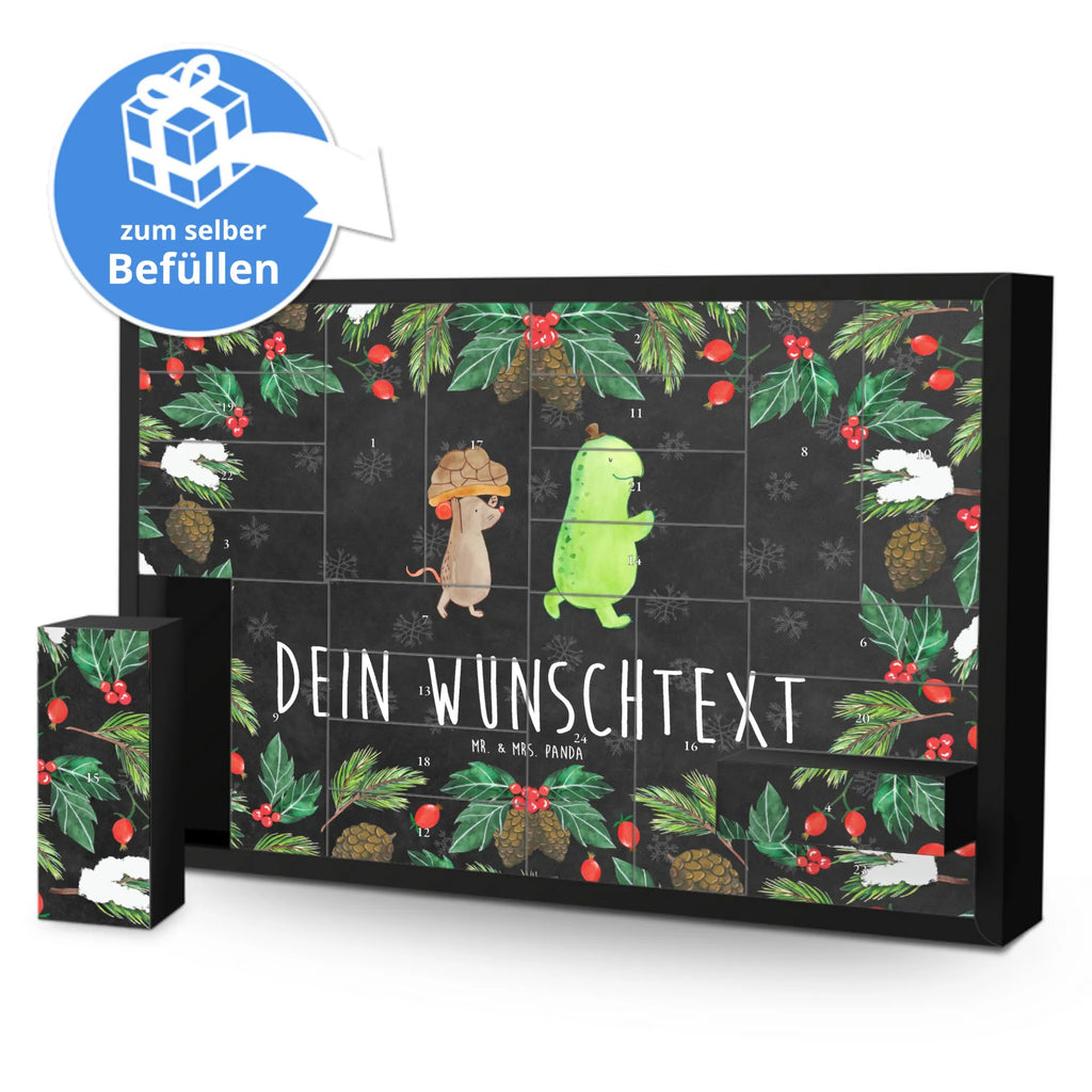 Personalisierter Befüllbarer Adventskalender Schildkröte Maus Befüllbarer Adventskalender, Adventskalender zum selbst befüllen, Schildkröte, Maus, Freunde, Freundinnen, beste Freunde, beste Freundinnen