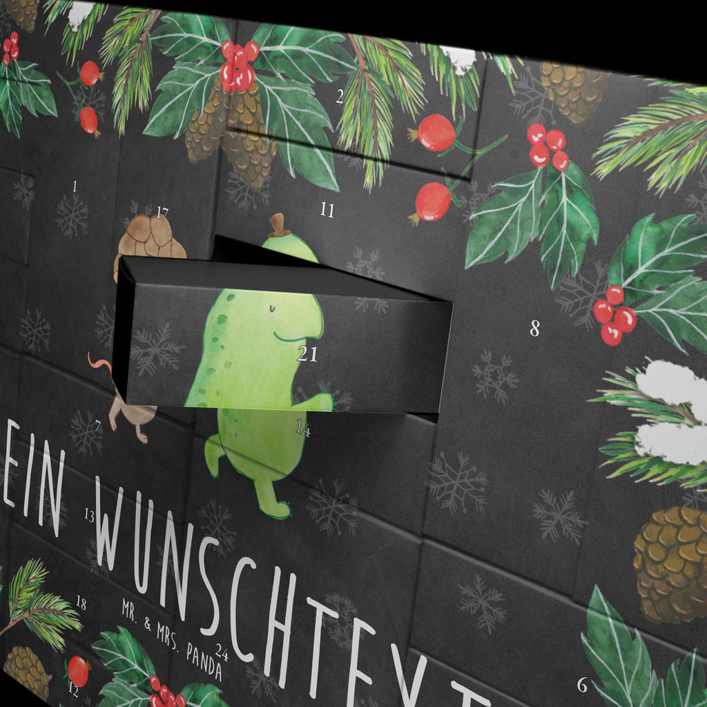 Personalisierter Befüllbarer Adventskalender Schildkröte Maus Befüllbarer Adventskalender, Adventskalender zum selbst befüllen, Schildkröte, Maus, Freunde, Freundinnen, beste Freunde, beste Freundinnen