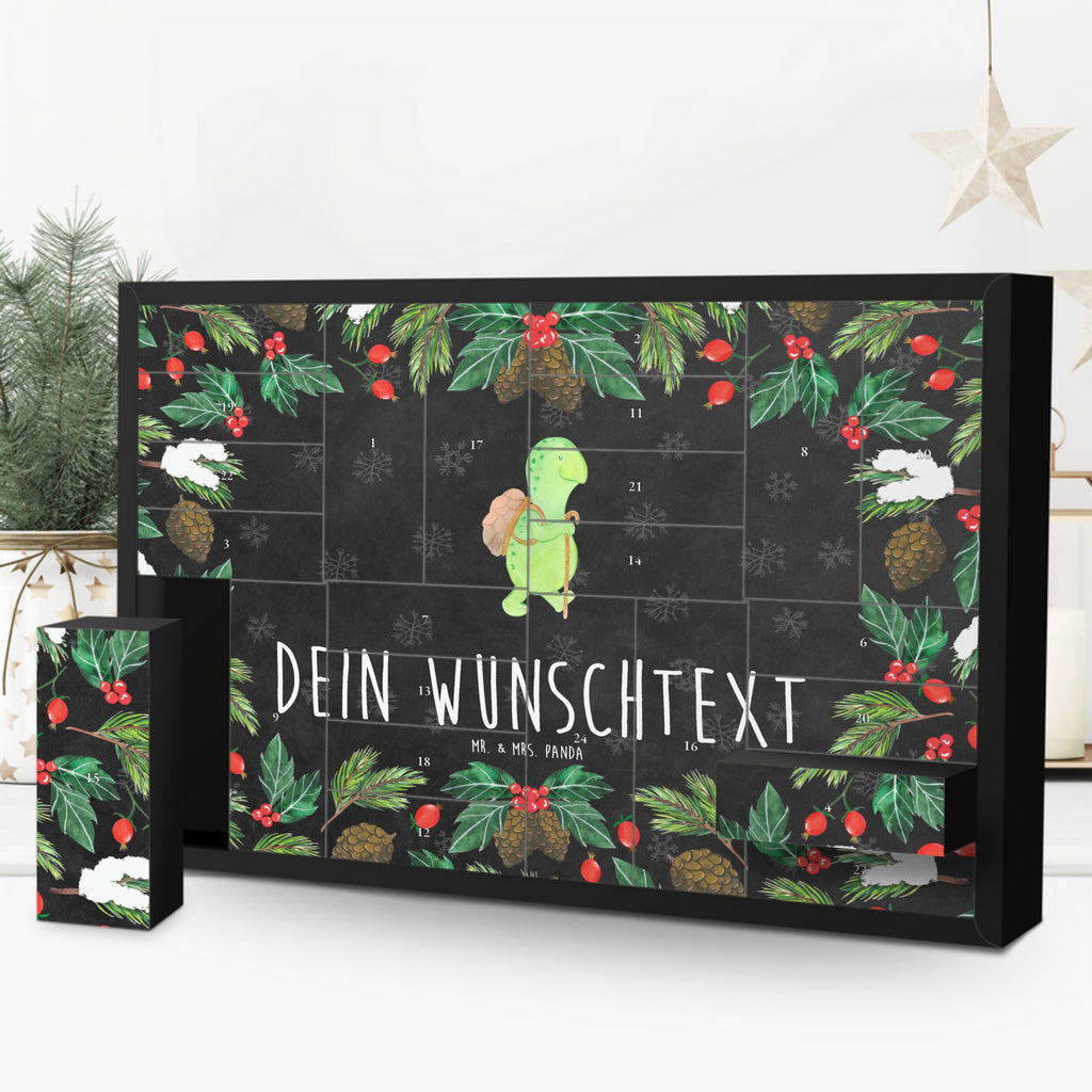 Personalisierter Befüllbarer Adventskalender Schildkröte Wanderer Befüllbarer Adventskalender, Adventskalender zum selbst befüllen, Schildkröte, Schildkröten, Motivation, Motivationsspruch, Motivationssprüche, Neuanfang