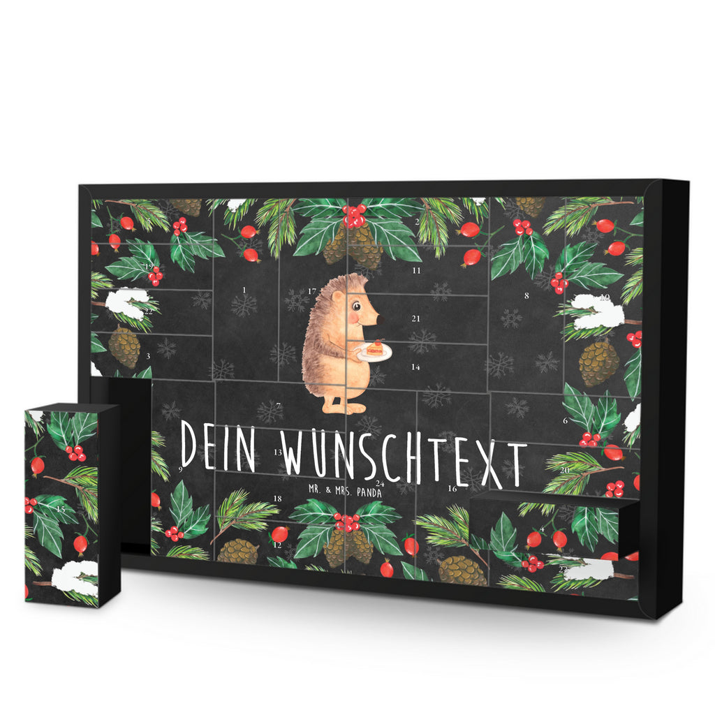 Personalisierter Befüllbarer Adventskalender Igel Kuchenstück Befüllbarer Adventskalender, Adventskalender zum selbst befüllen, Tiermotive, Gute Laune, lustige Sprüche, Tiere, Igel, Essen Spruch, Kuchen, Backen Geschenk, Kuchen backen, Einladung Party, Geburtstagskuchen, Torte