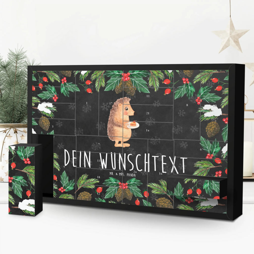 Personalisierter Befüllbarer Adventskalender Igel Kuchenstück Befüllbarer Adventskalender, Adventskalender zum selbst befüllen, Tiermotive, Gute Laune, lustige Sprüche, Tiere, Igel, Essen Spruch, Kuchen, Backen Geschenk, Kuchen backen, Einladung Party, Geburtstagskuchen, Torte