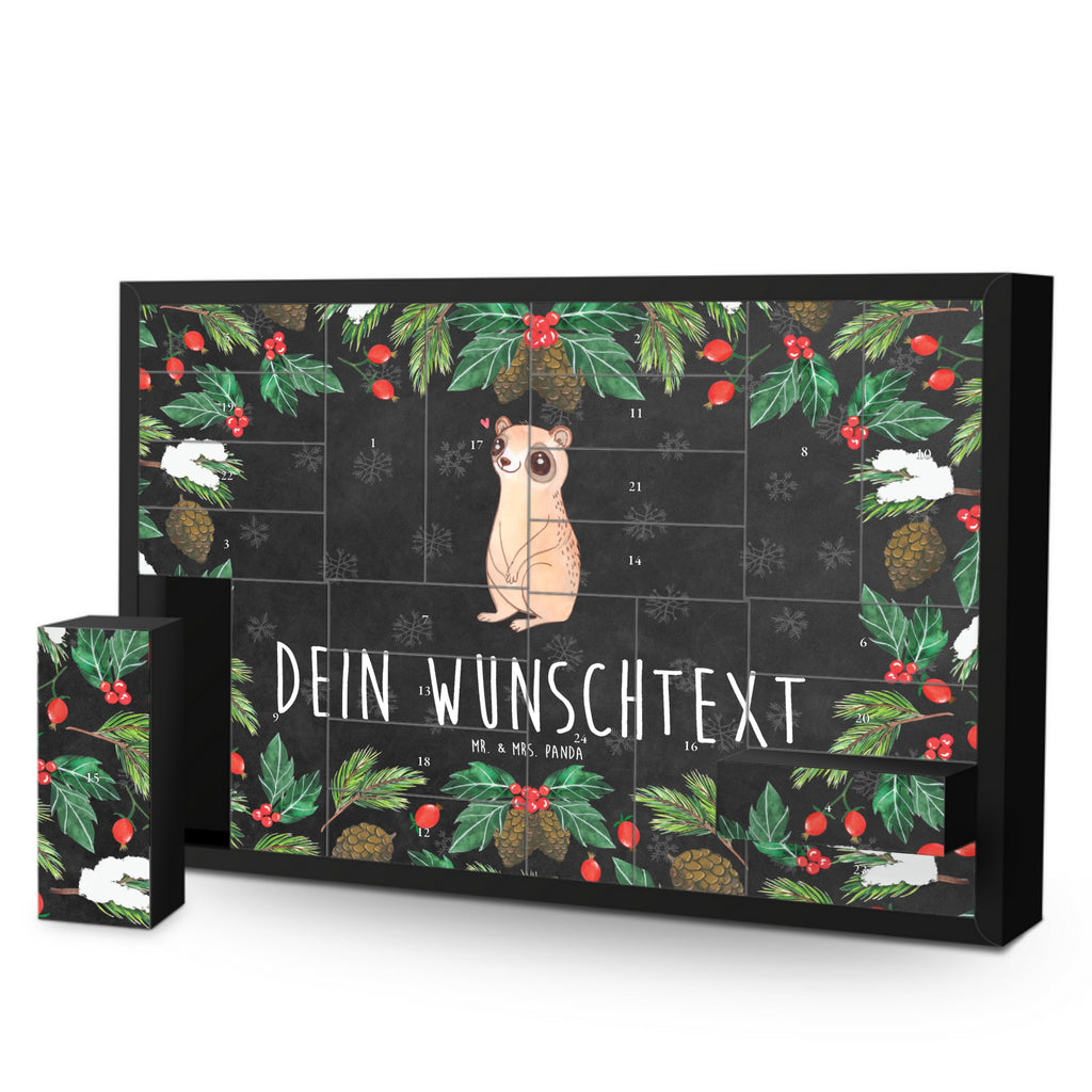 Personalisierter Befüllbarer Adventskalender Plumplori Glücklich Befüllbarer Adventskalender, Adventskalender zum selbst befüllen, Tiermotive, Gute Laune, lustige Sprüche, Tiere, Plumplori, Niedlich, Glück