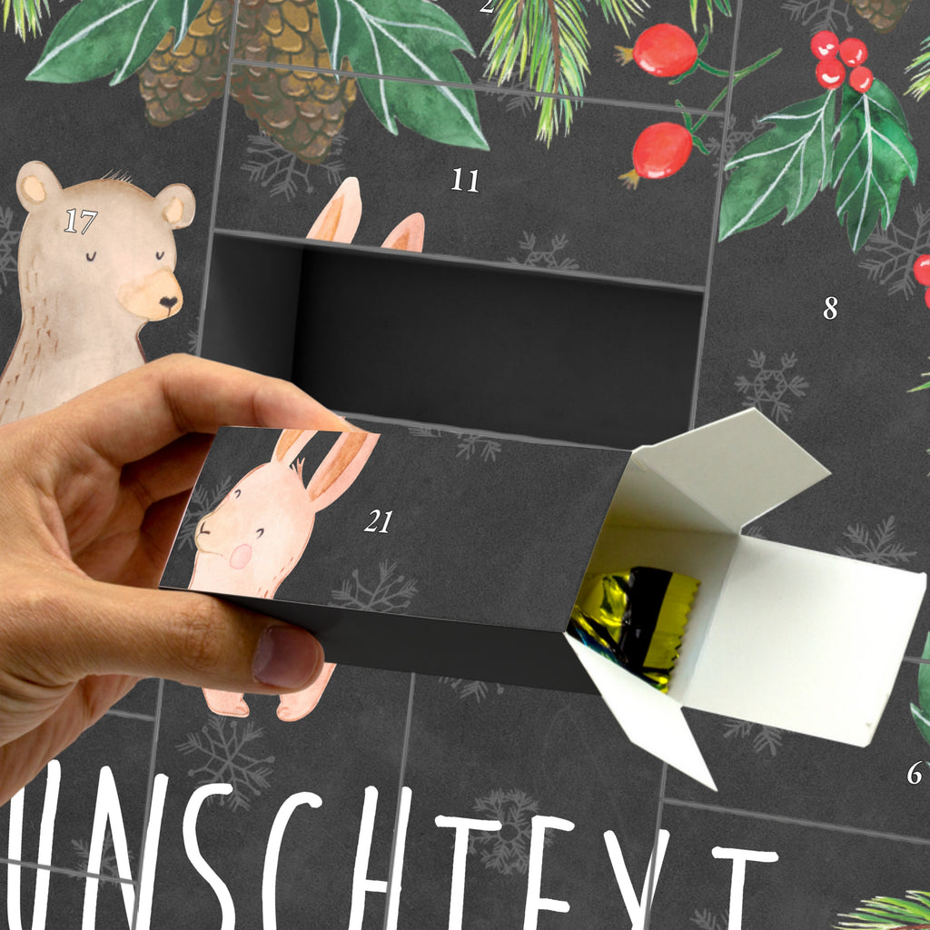 Personalisierter Befüllbarer Adventskalender Bär und Hase Umarmen Befüllbarer Adventskalender, Adventskalender zum selbst befüllen, Liebe, Partner, Freund, Freundin, Ehemann, Ehefrau, Heiraten, Verlobung, Heiratsantrag, Liebesgeschenk, Jahrestag, Hocheitstag, Freunde, bester Freund, Hase, Bär, Bärchen, best friends