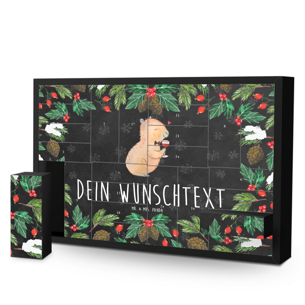 Personalisierter Befüllbarer Adventskalender Capybara Wein Befüllbarer Adventskalender, Adventskalender zum selbst befüllen, Tiermotive, Gute Laune, lustige Sprüche, Tiere, Capybara Weinflasche, Weinliebhaber Geschenk, Capybara Zeichnung, Adrette Tiere, Panda Handzeichnung, Weintrinkendes Nagetier, Capybara Kunstwerk, Geschenk für Weinkenner, Stilvolles Capybara, Heiterer Capybara, Liebe zum Wein Spruch, Wein Spaßbild, Handgezeichnetes Capybara